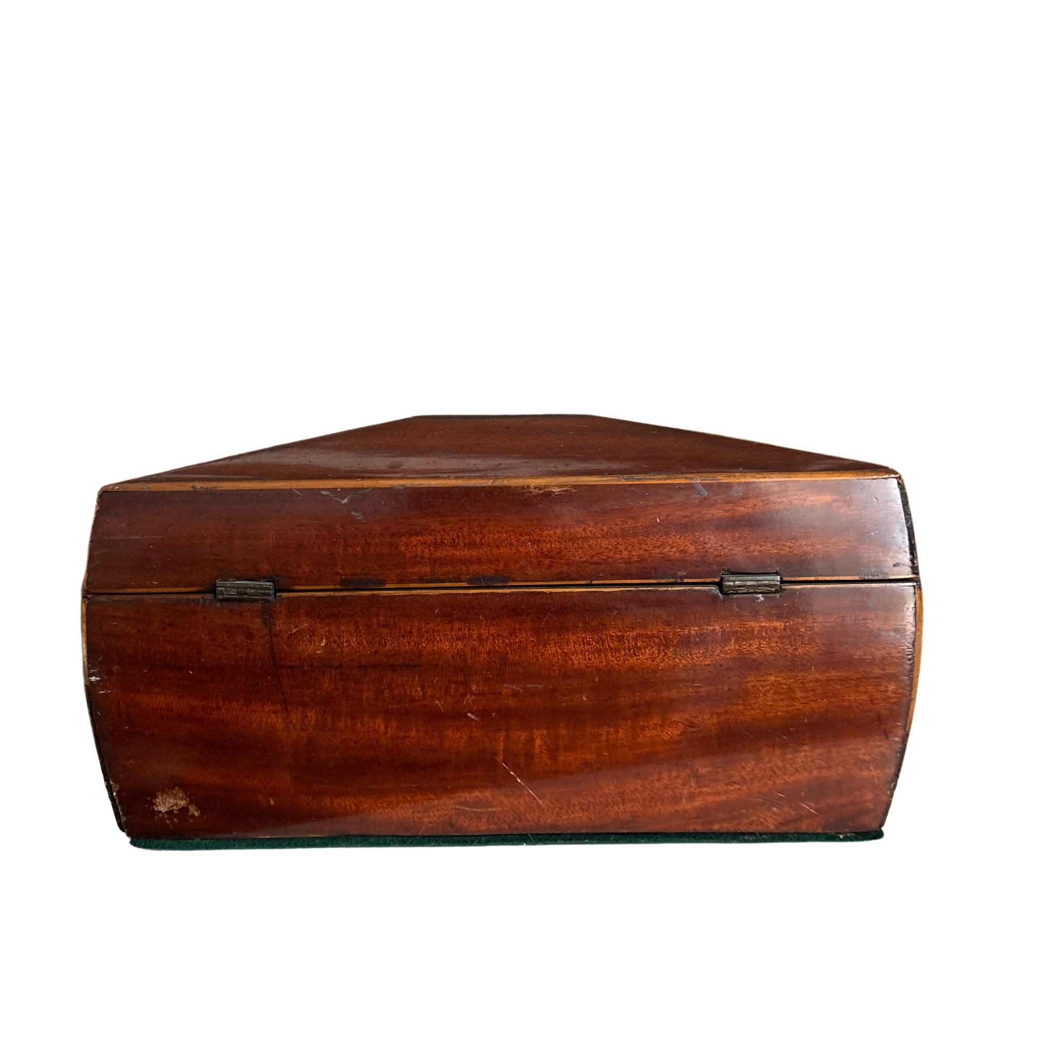 Antique English Mahogany Tea Caddy