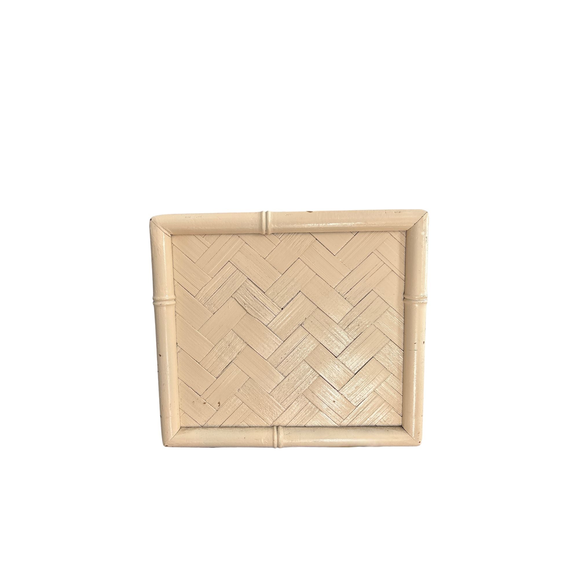 woven bamboo planter Vintage woven bamboo planter – Dogwood Interiors