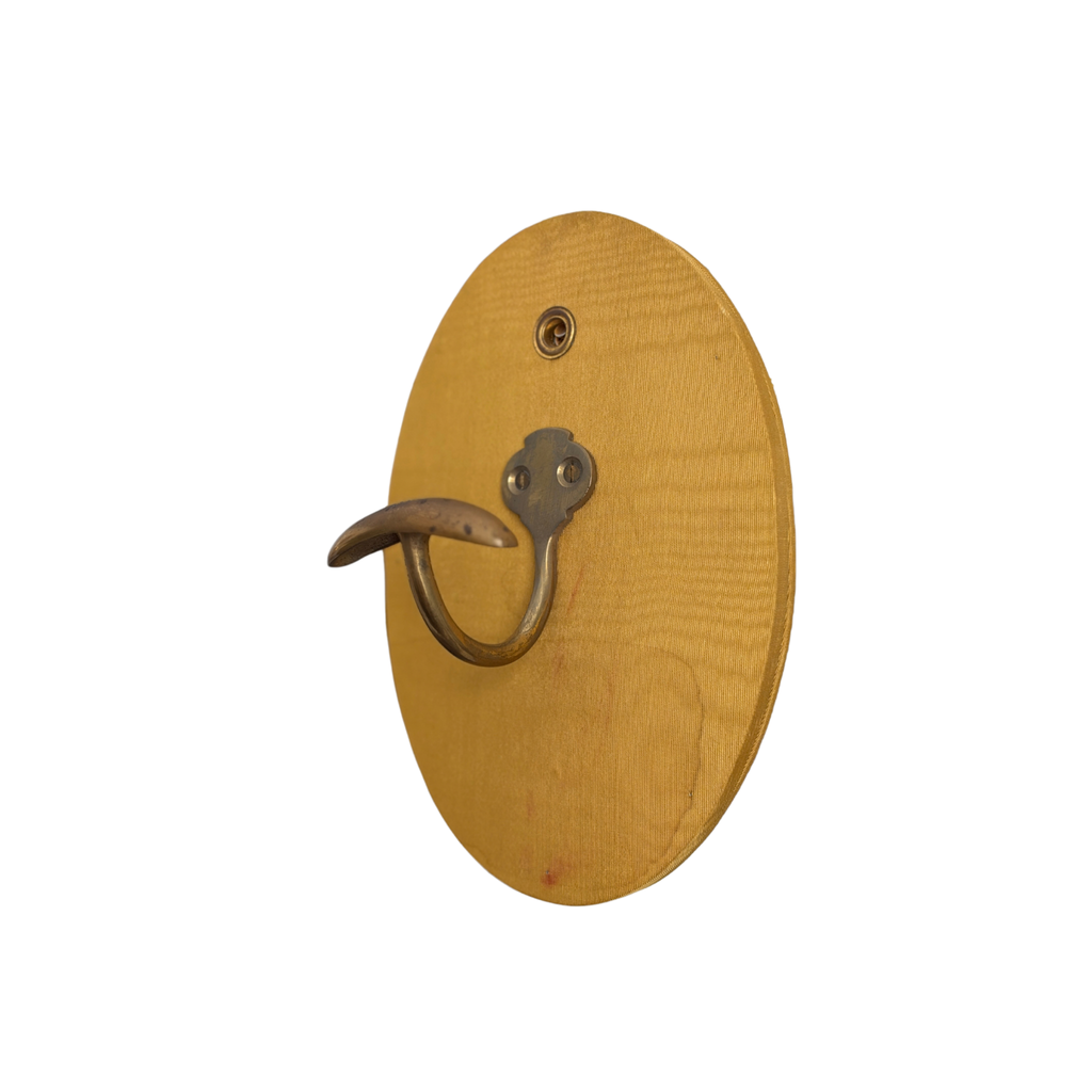 Vintage French Brass Pickaxe Wall Hooks