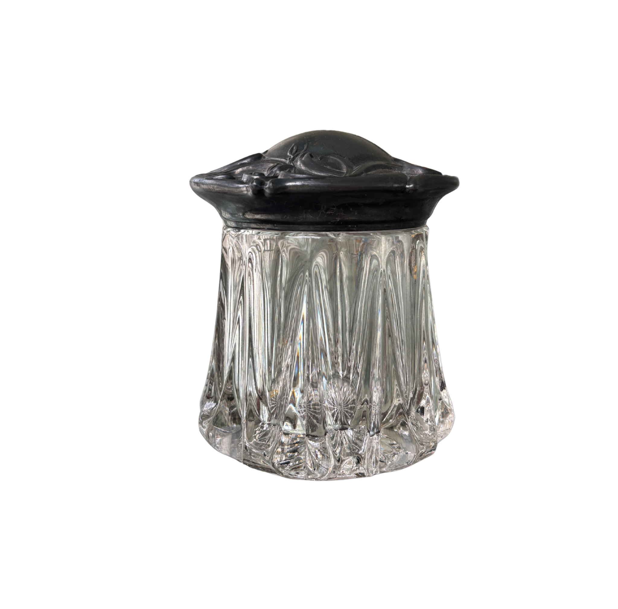 Art Nouveau Pewter-Mounted Humidor