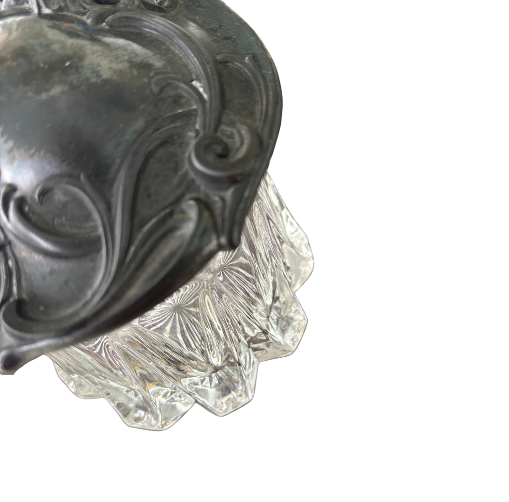 Art Nouveau Pewter-Mounted Humidor