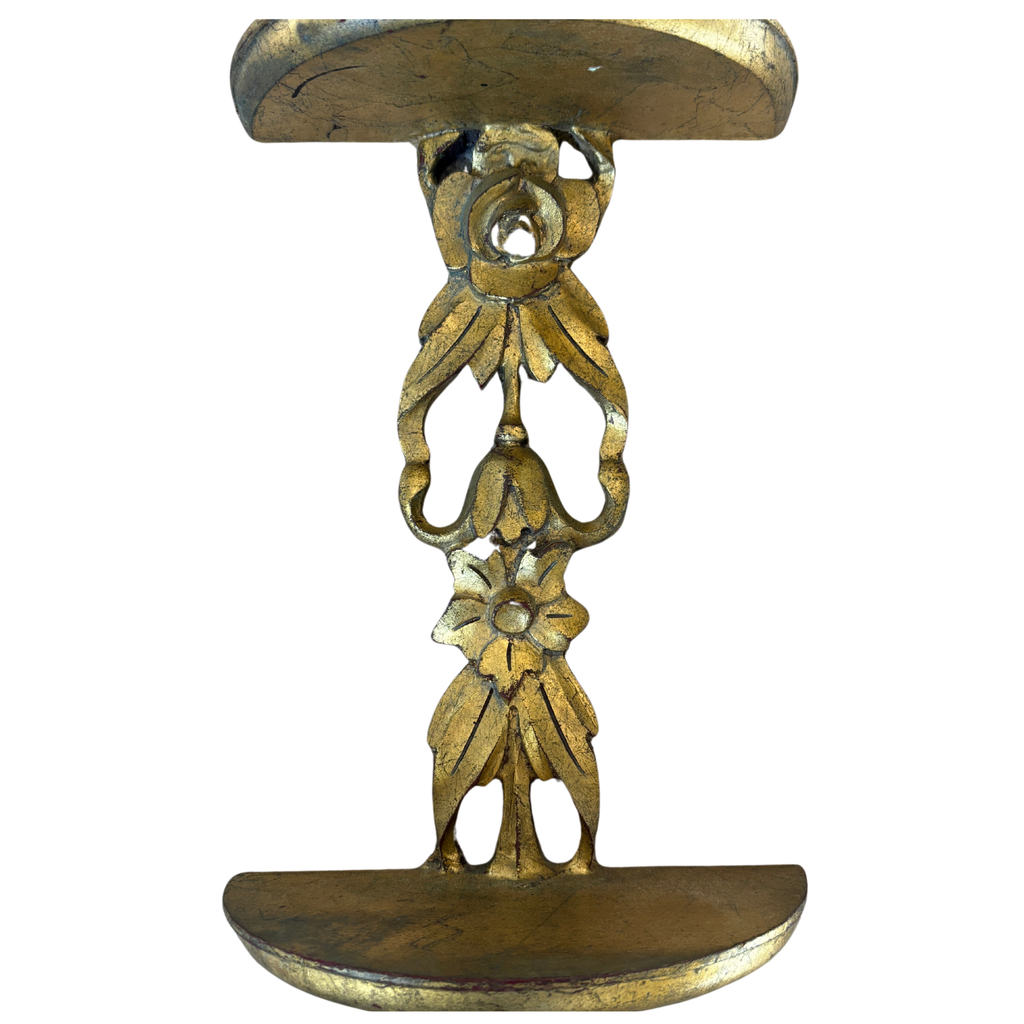 Gold Composite Bow Hanging Shelf