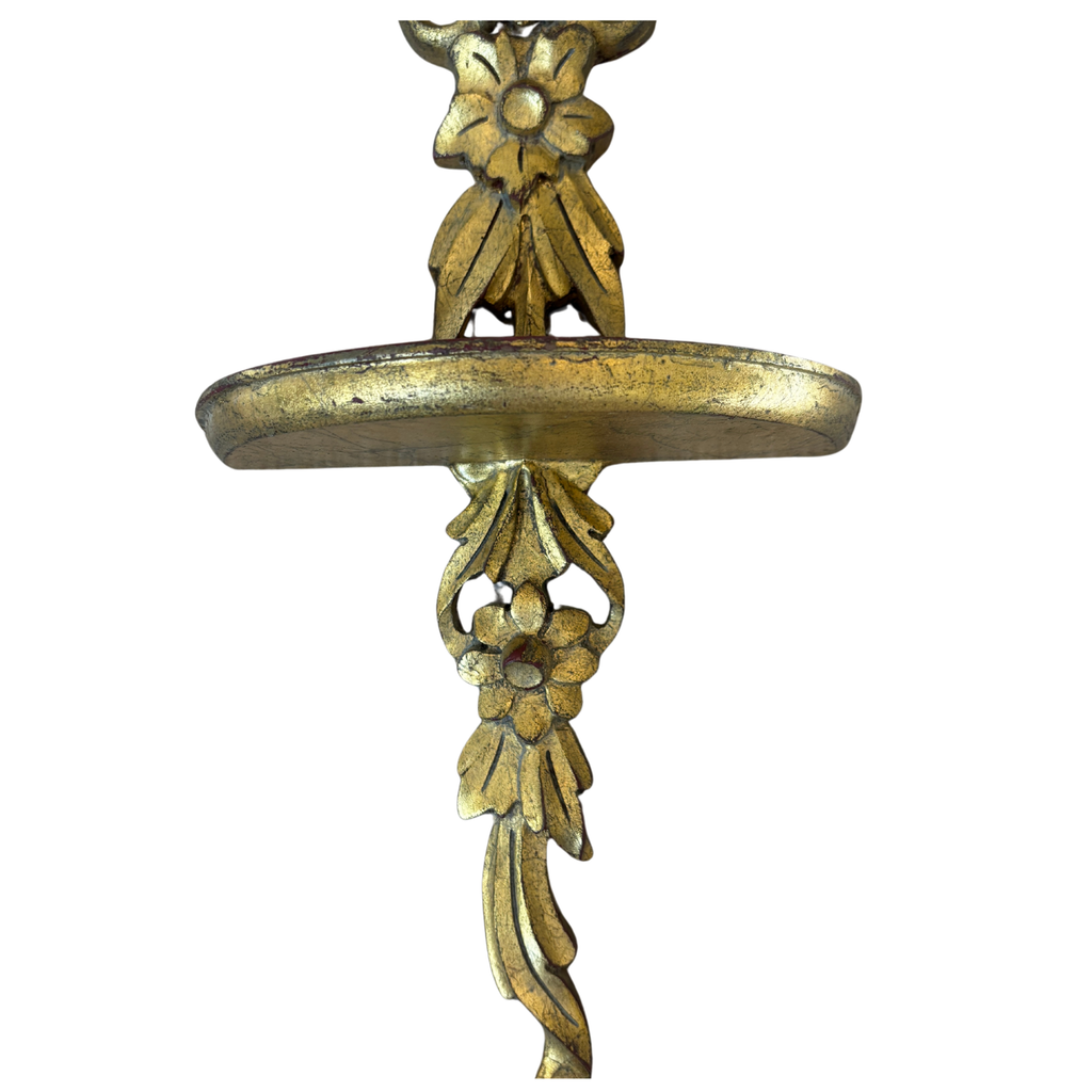 Gold Composite Bow Hanging Shelf