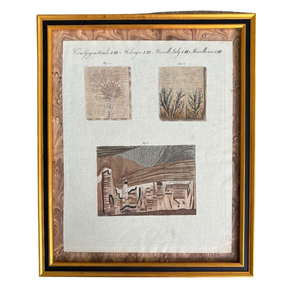 18th-Century German Mineral Engraving