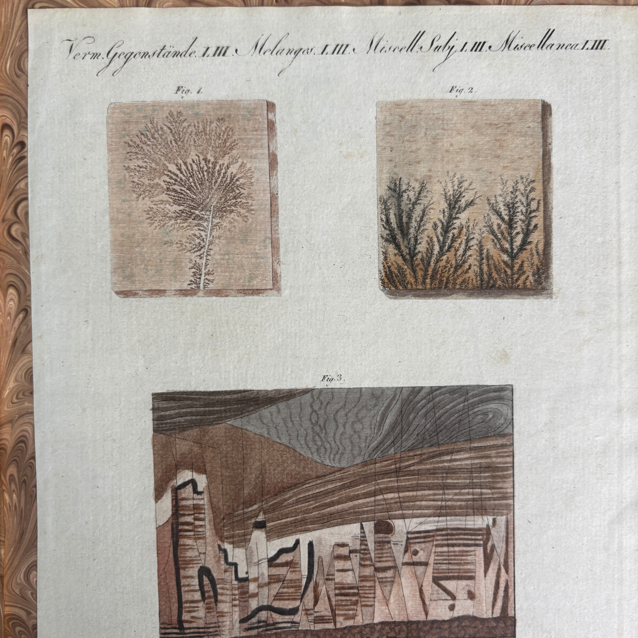 18th-Century German Mineral Engraving