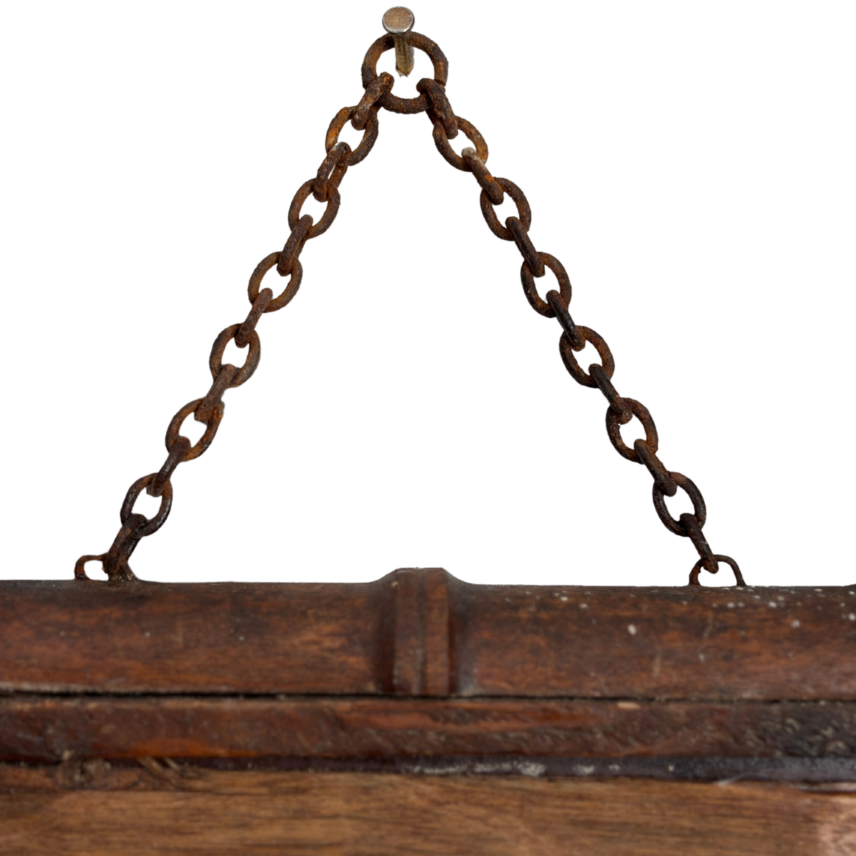 Antique French Faux Bamboo Mirror