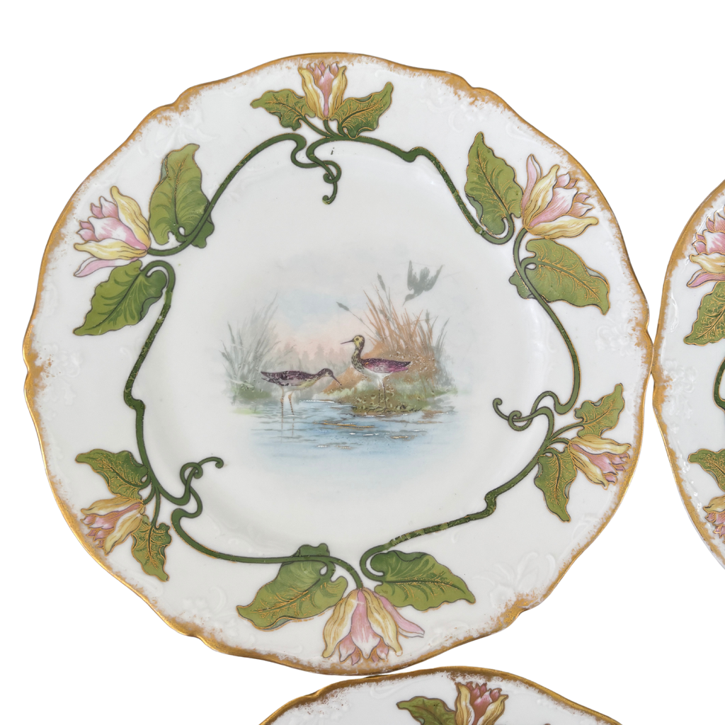 Antique Limoges Game Bird Plate (Sold Individually)