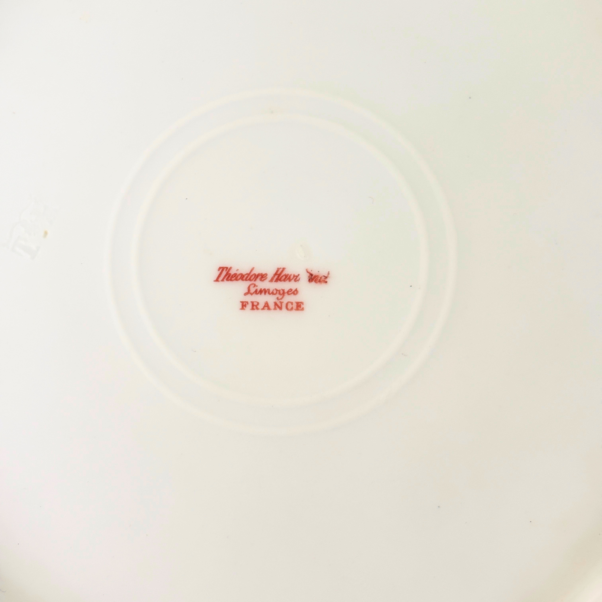 Antique Limoges Game Bird Plate (Sold Individually)