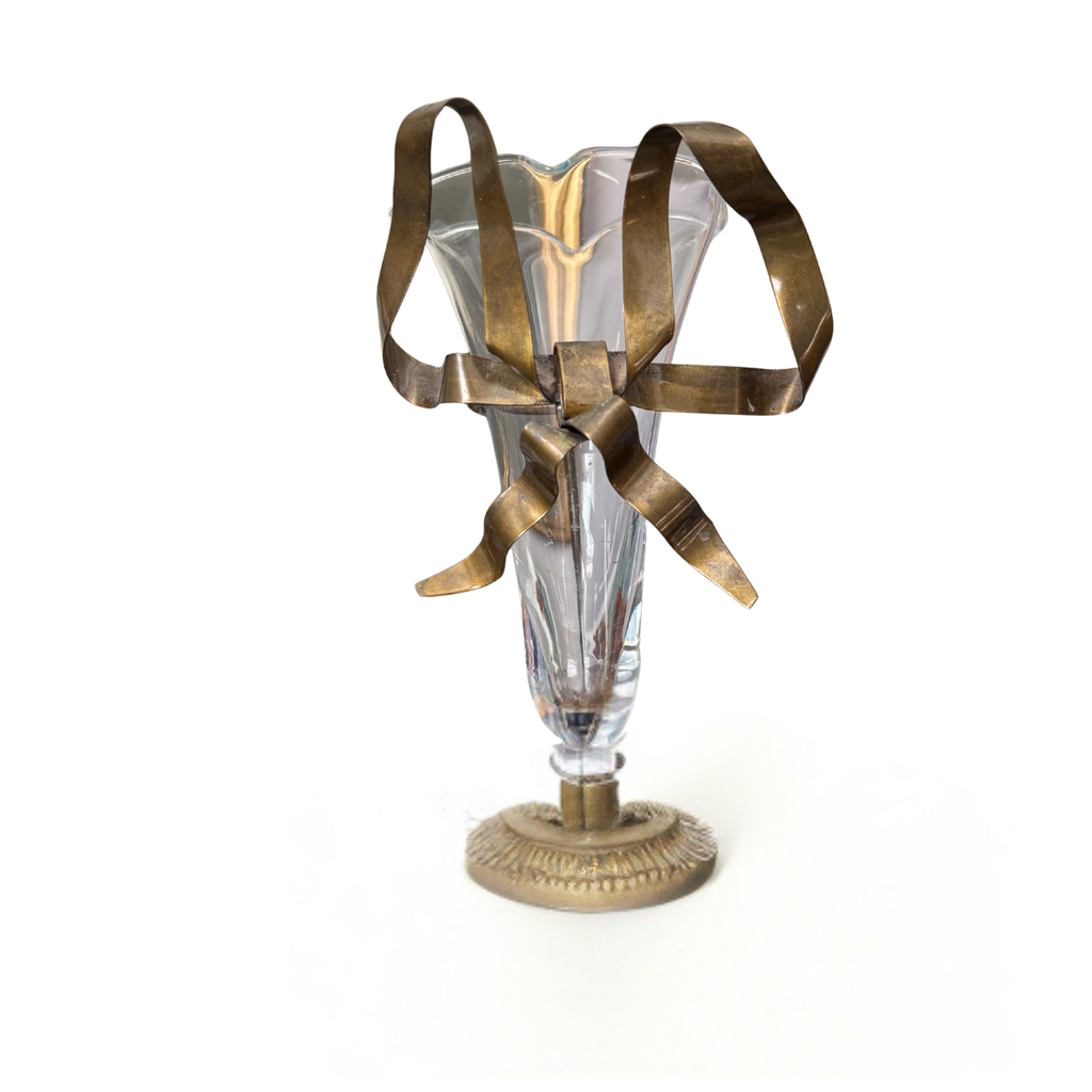Dresden Petite Choses Brass Bow Vase