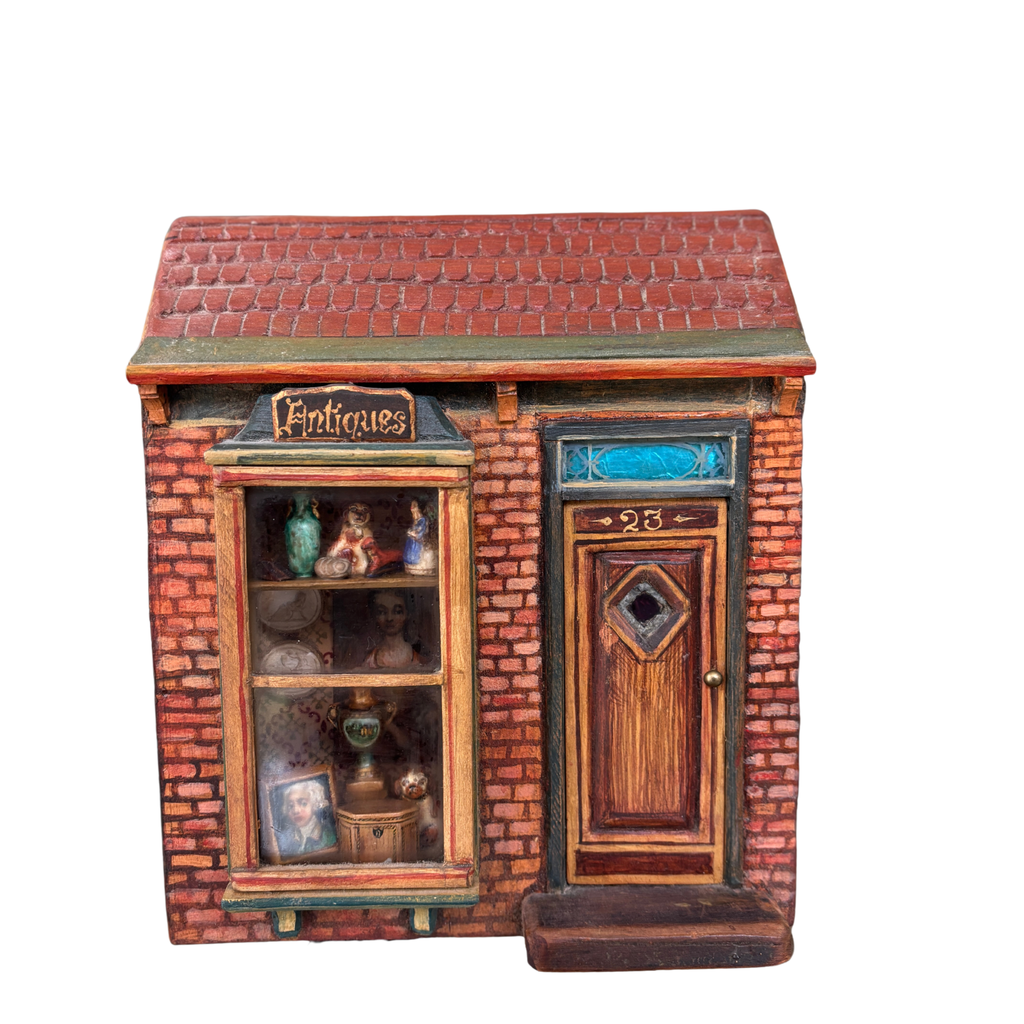 One-of-a-Kind Stuart Taylor Rabb Miniature Antique Shop