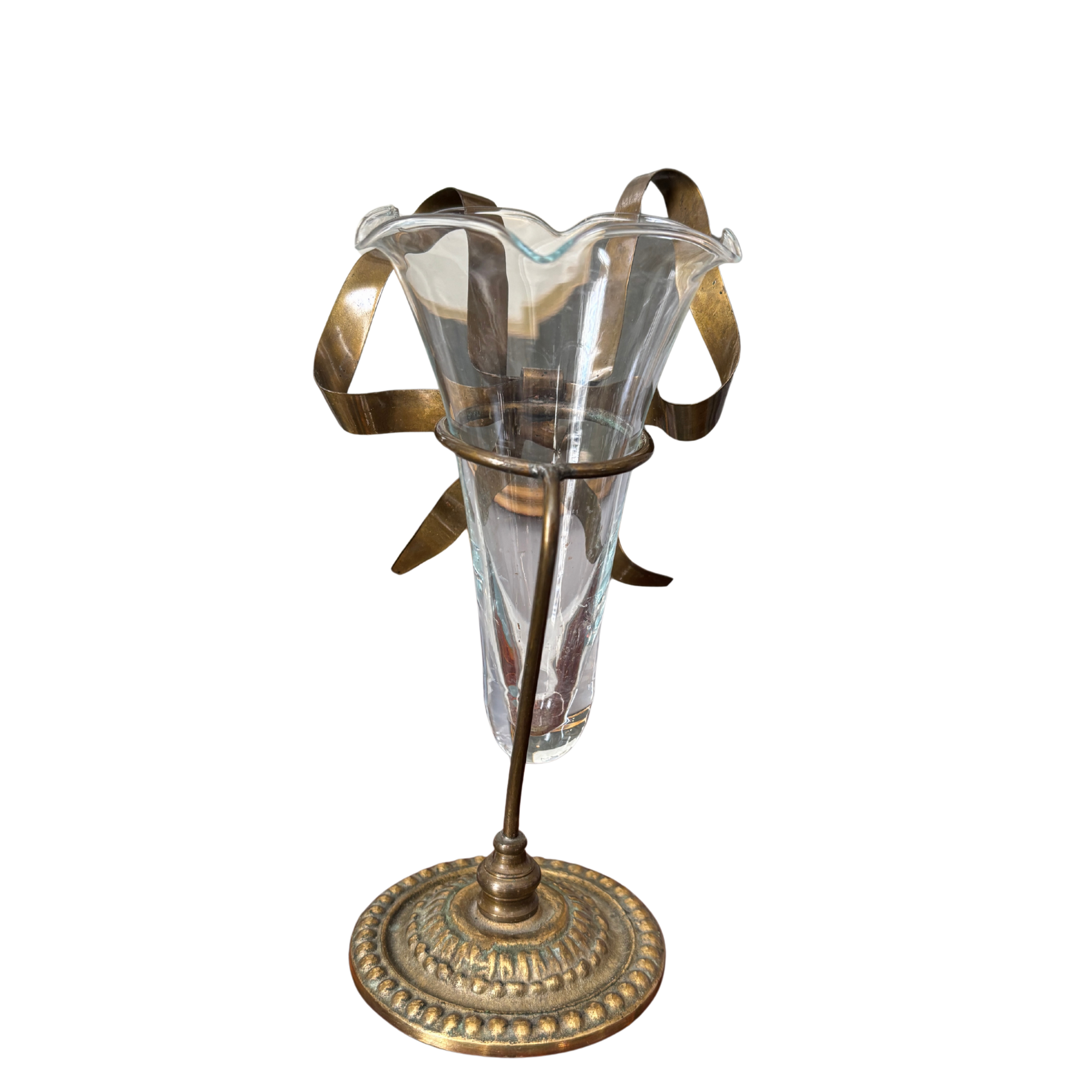 Dresden Petite Choses Brass Bow Vase