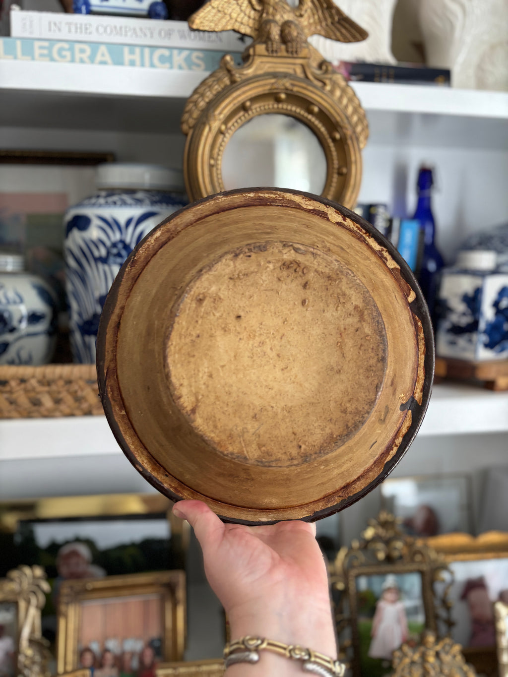 Vintage Hand painted Pottery Bowl