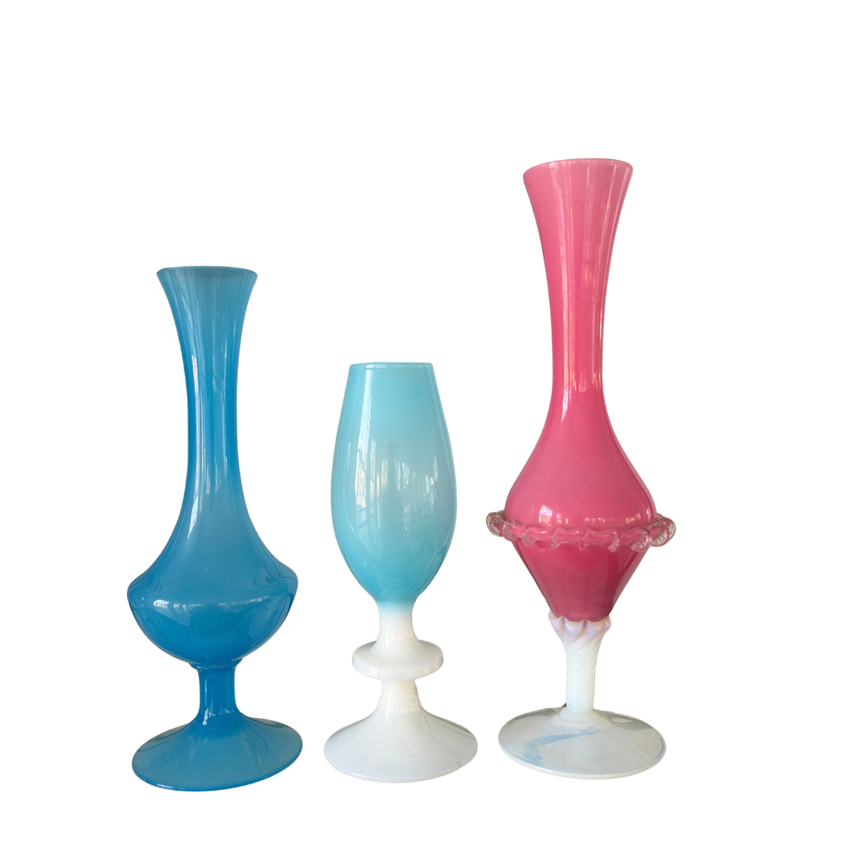 Vintage Opaline Vases