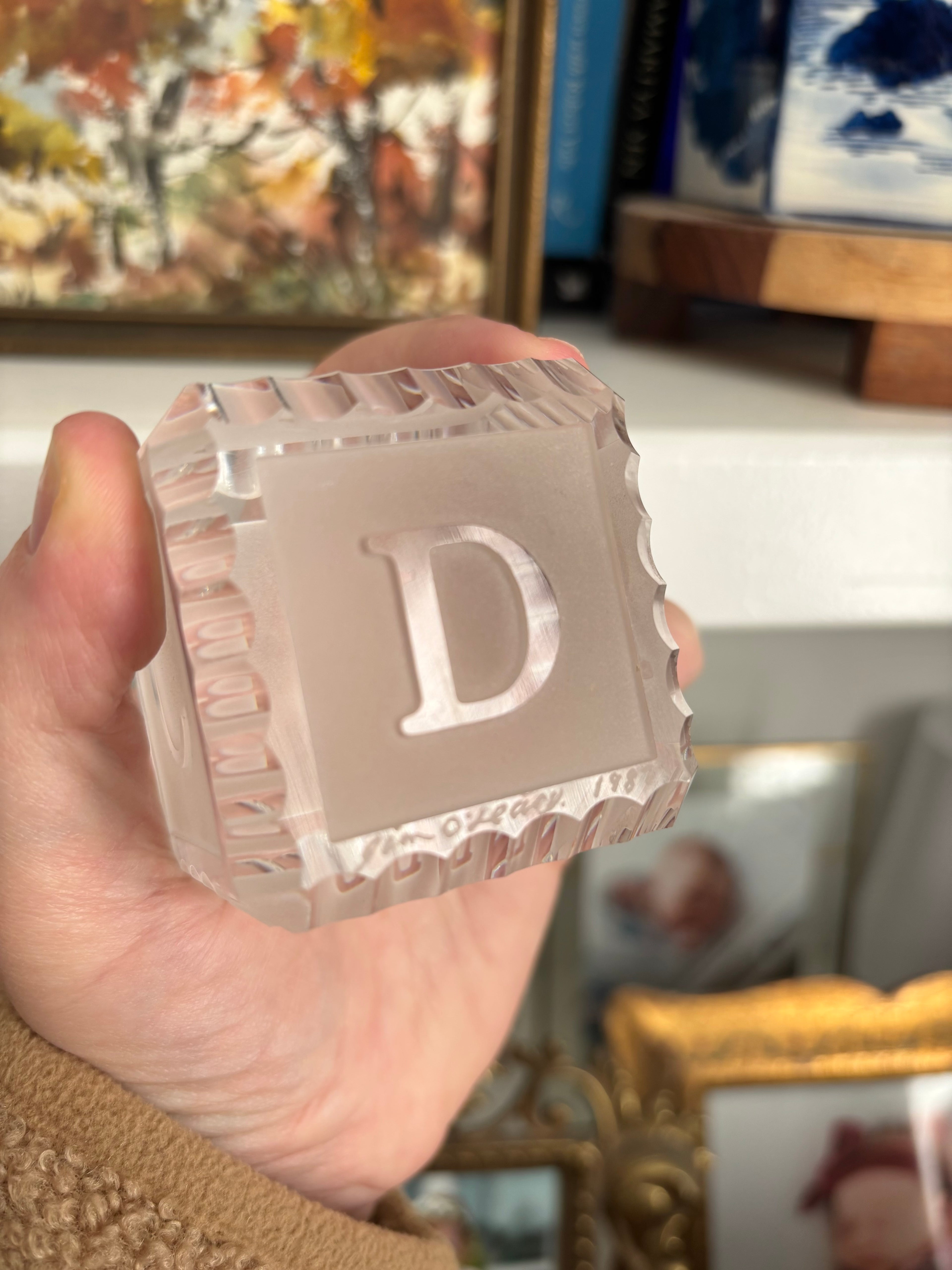 Waterford Alphabet Block