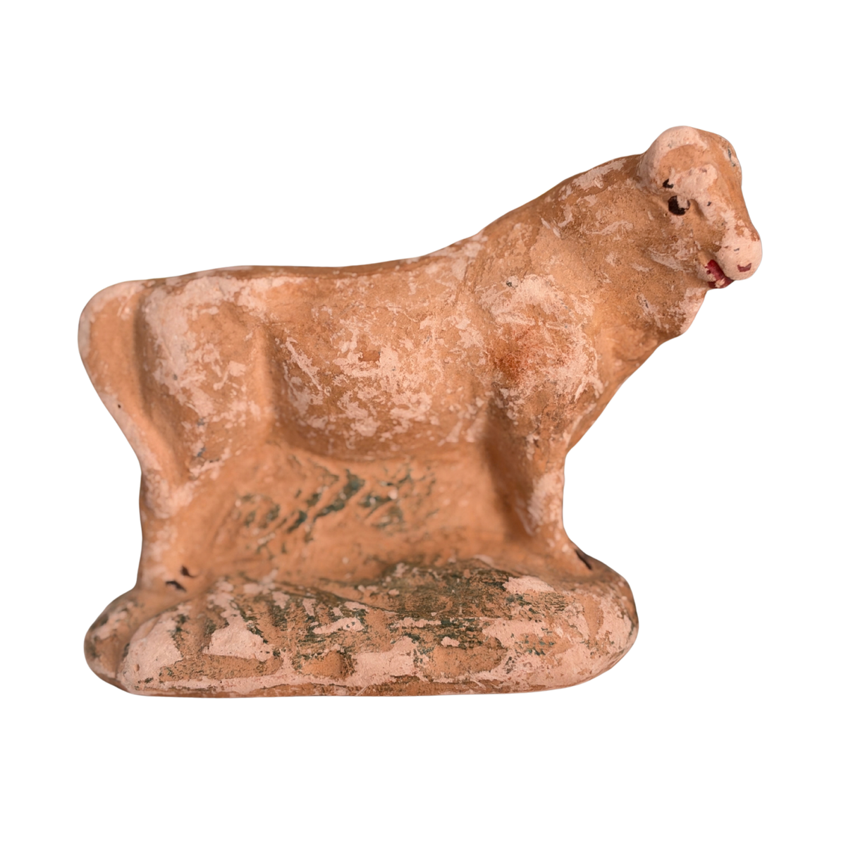 Antique French Terracotta Sheep Figurine