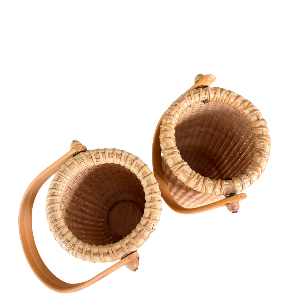 Pair of Nantucket-style Tall Baskets