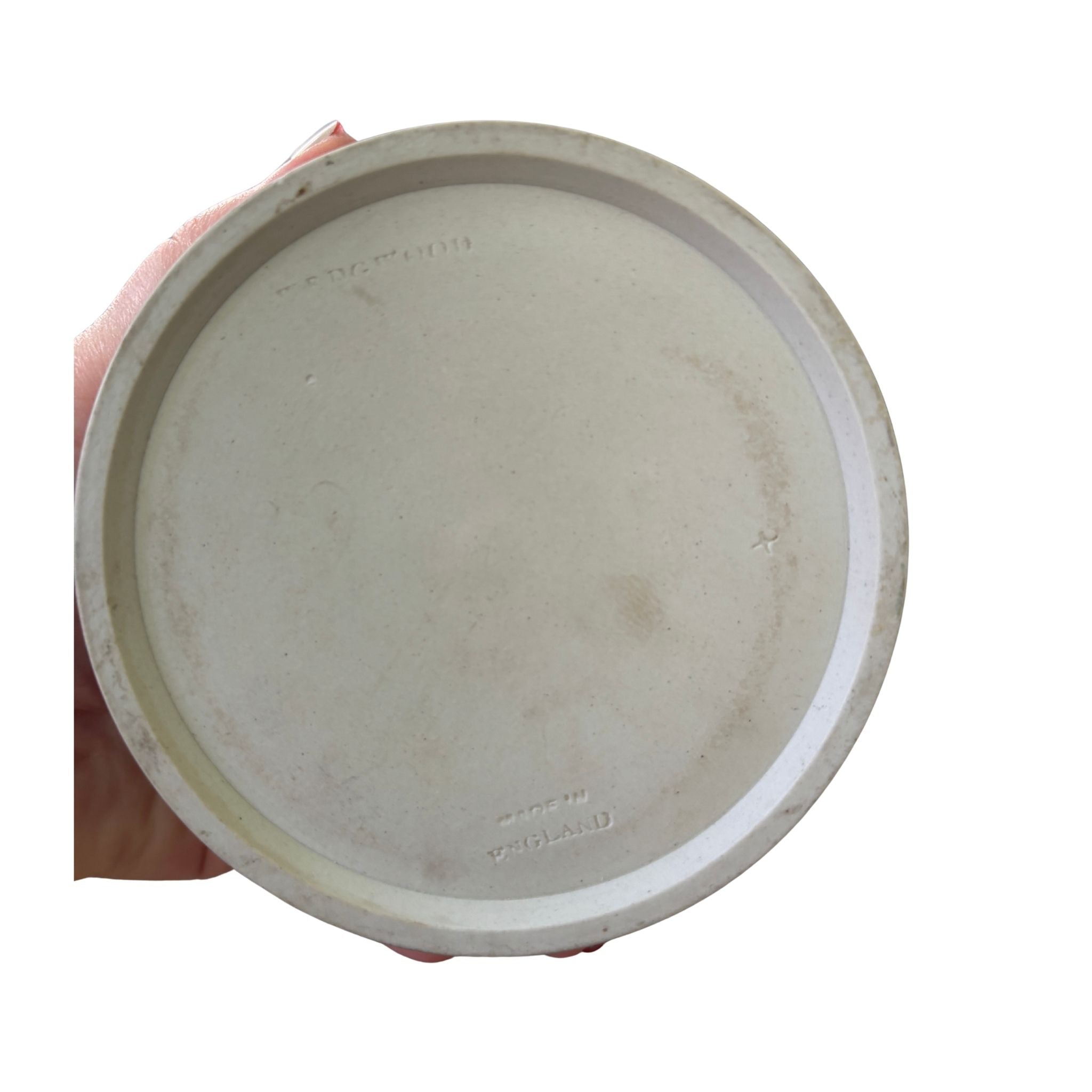 Vintage Cobalt Wedgwood Jasperware Dish with Silverplate Lid