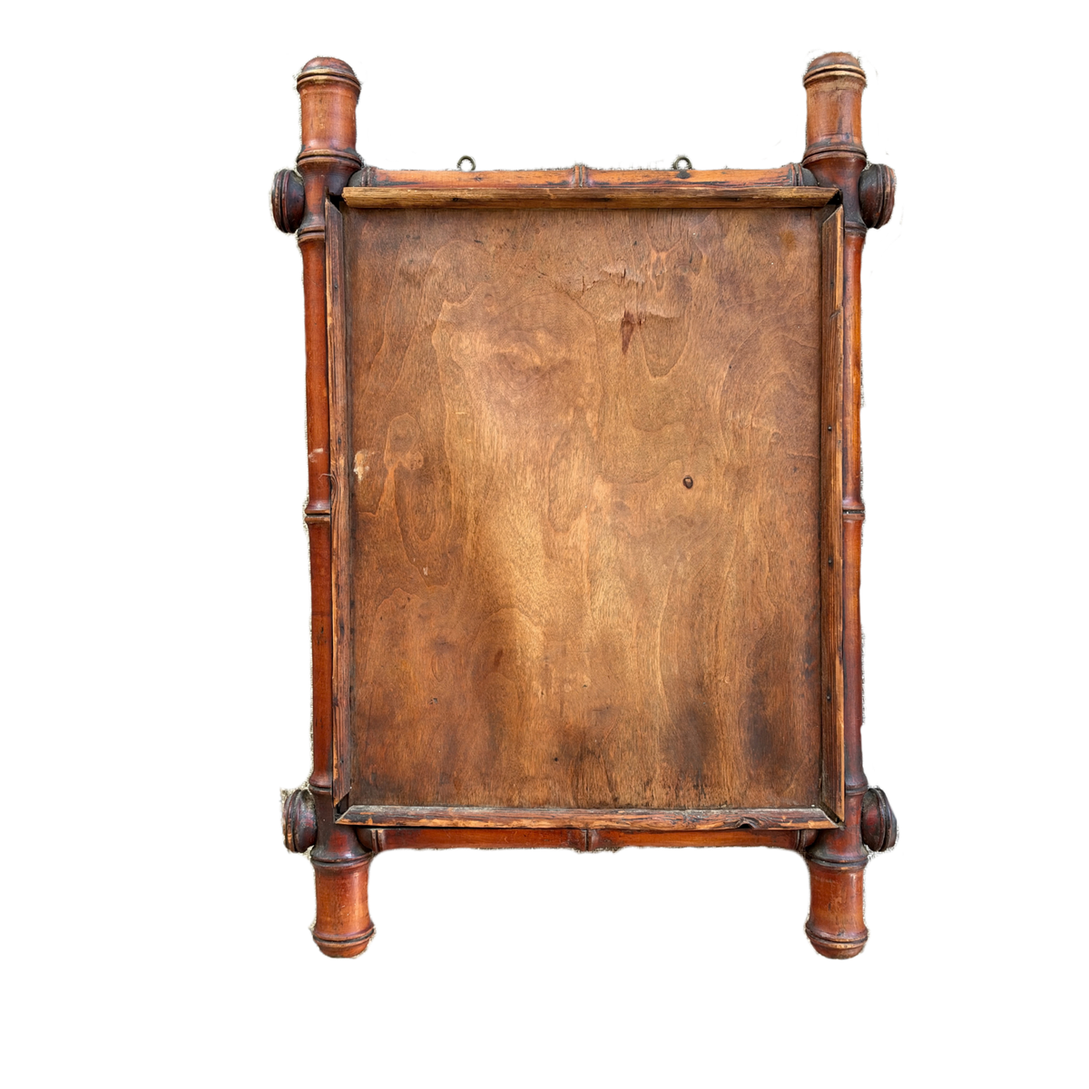 Antique Faux Bamboo Mirror