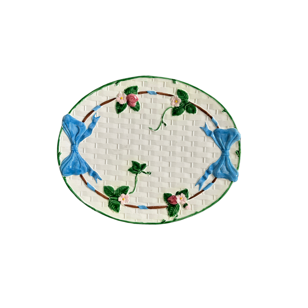 The Haldon Group 1985 Ribbon and Bows Platter