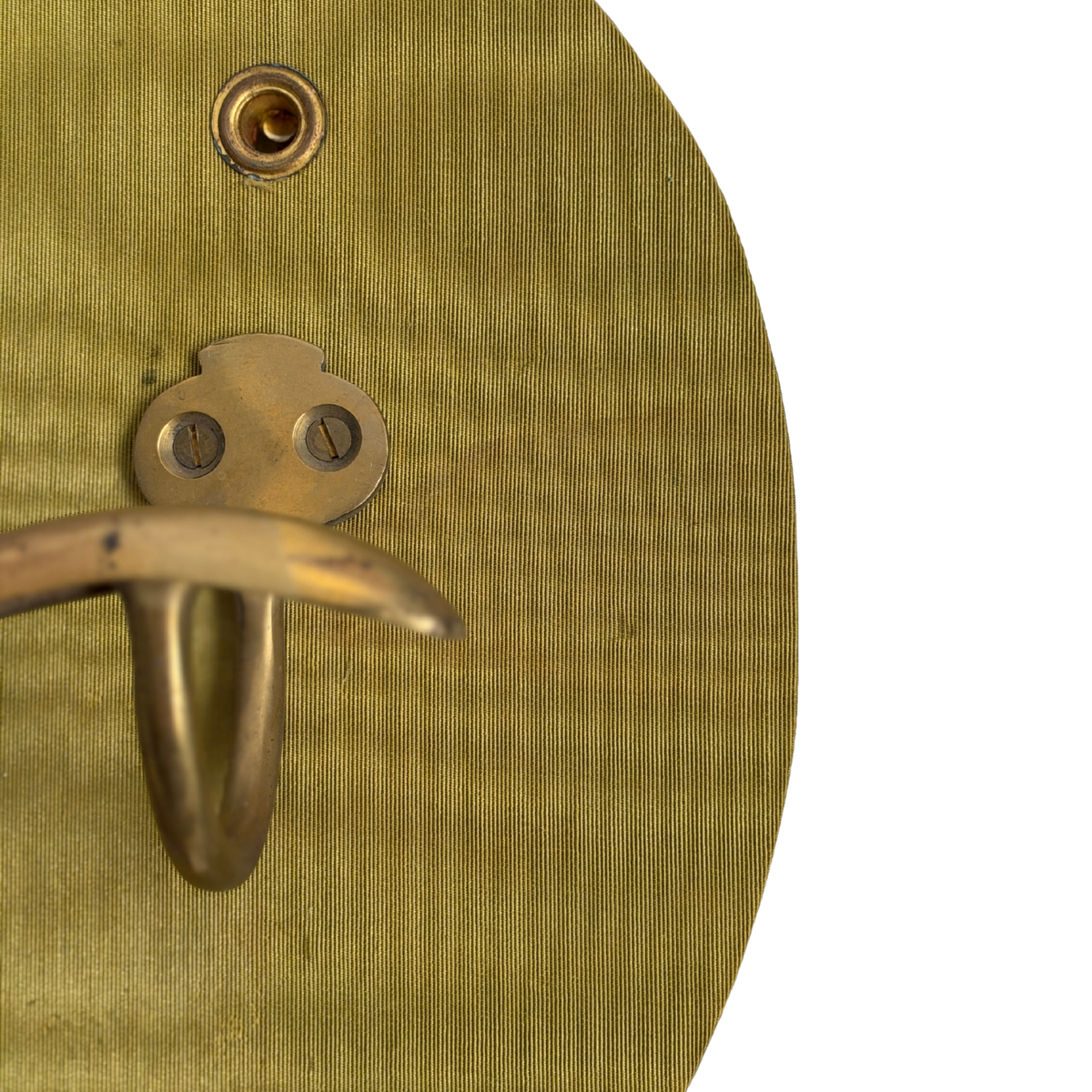 Vintage French Brass Pickaxe Wall Hooks