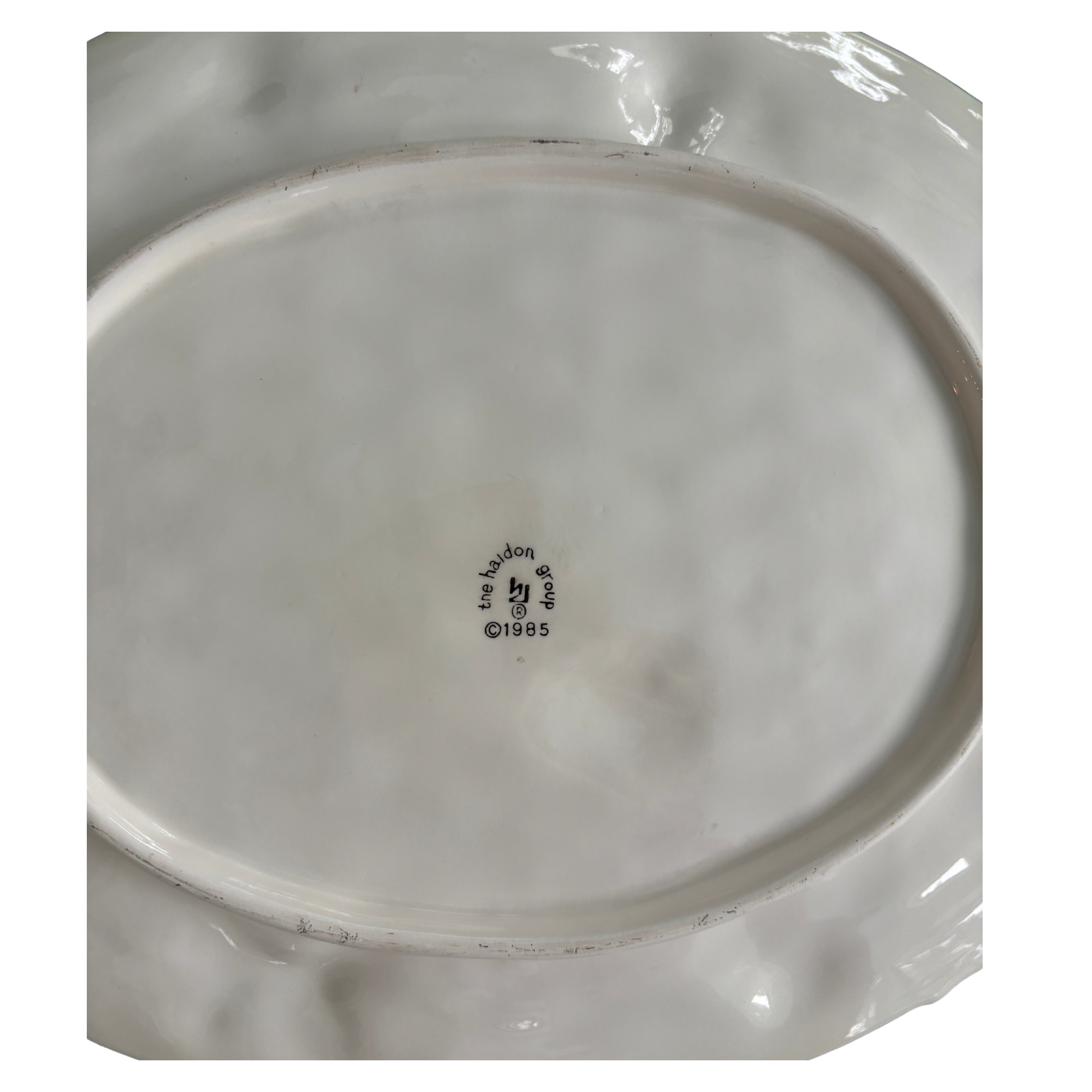 The Haldon Group 1985 Ribbon and Bows Platter