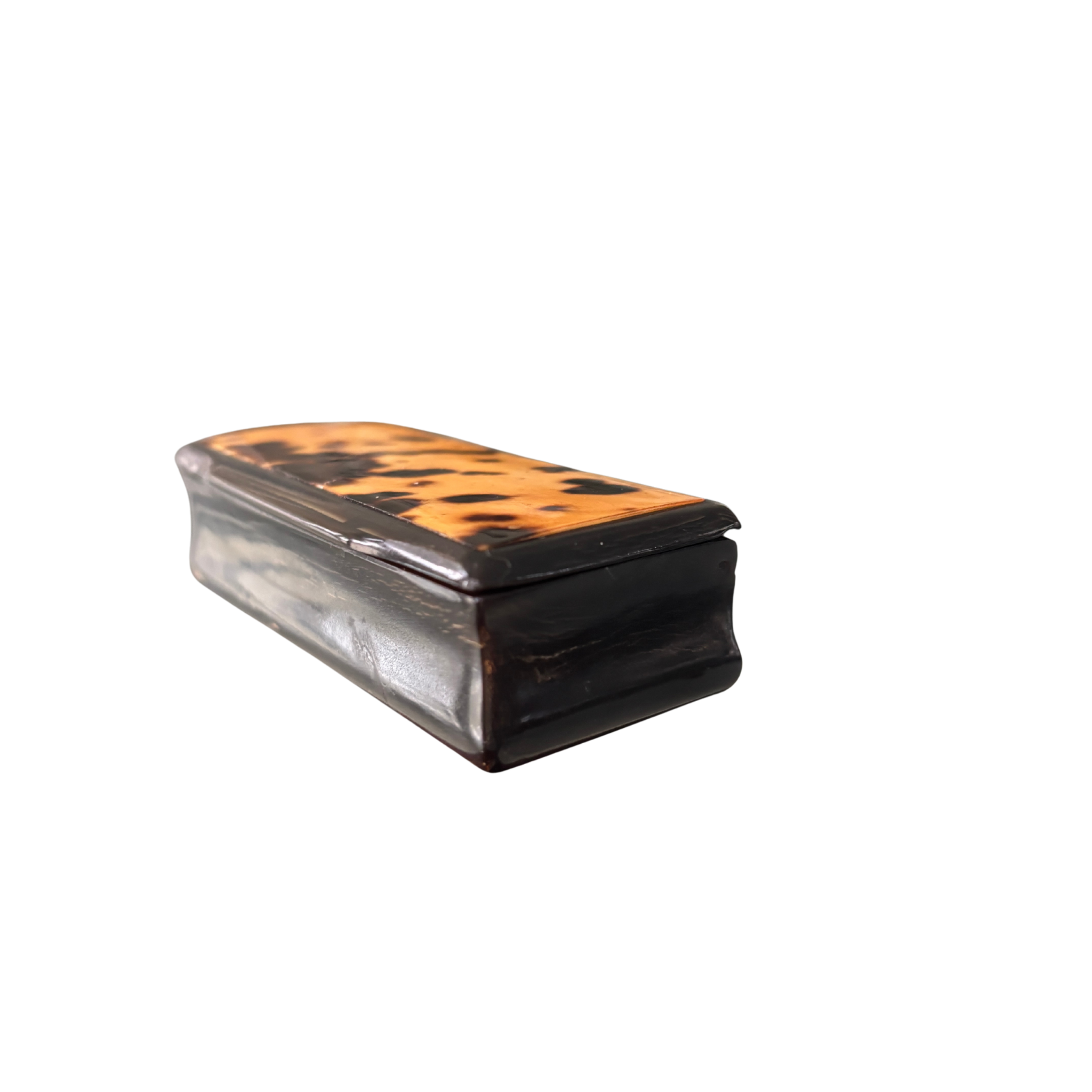 Antique Tortoiseshell-Patterned Box