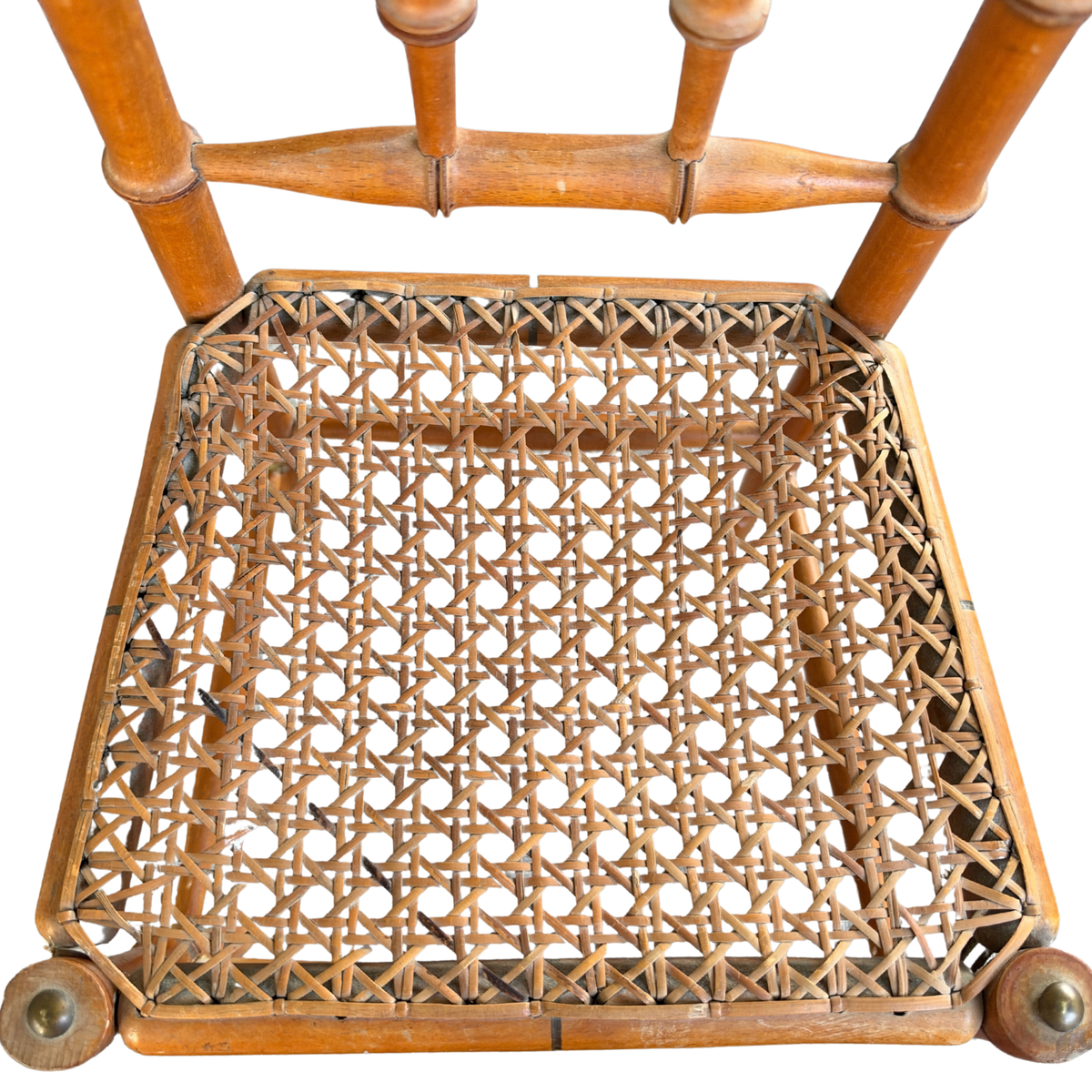 Antique Miniature Faux Bamboo Chair