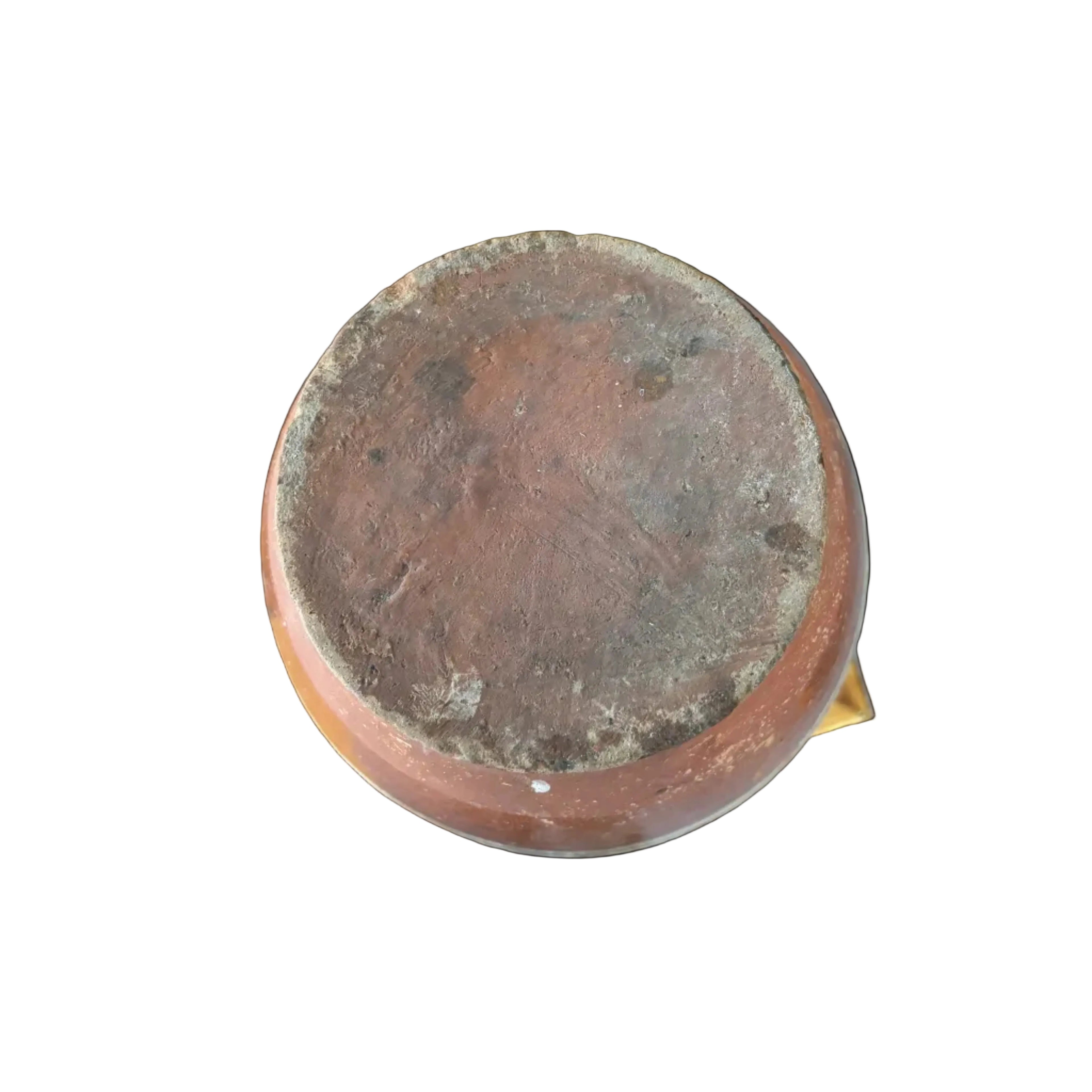 Older Vintage Slip-decorated European redware pitcher