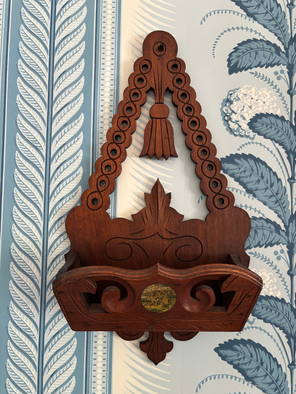 Antique Victorian Eastlake Wall Shelf
