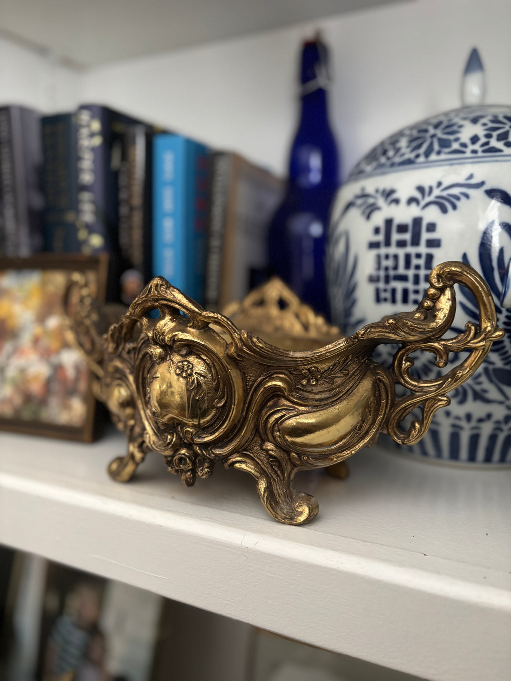 Early 20th Century Gilt Metal Jardiniere