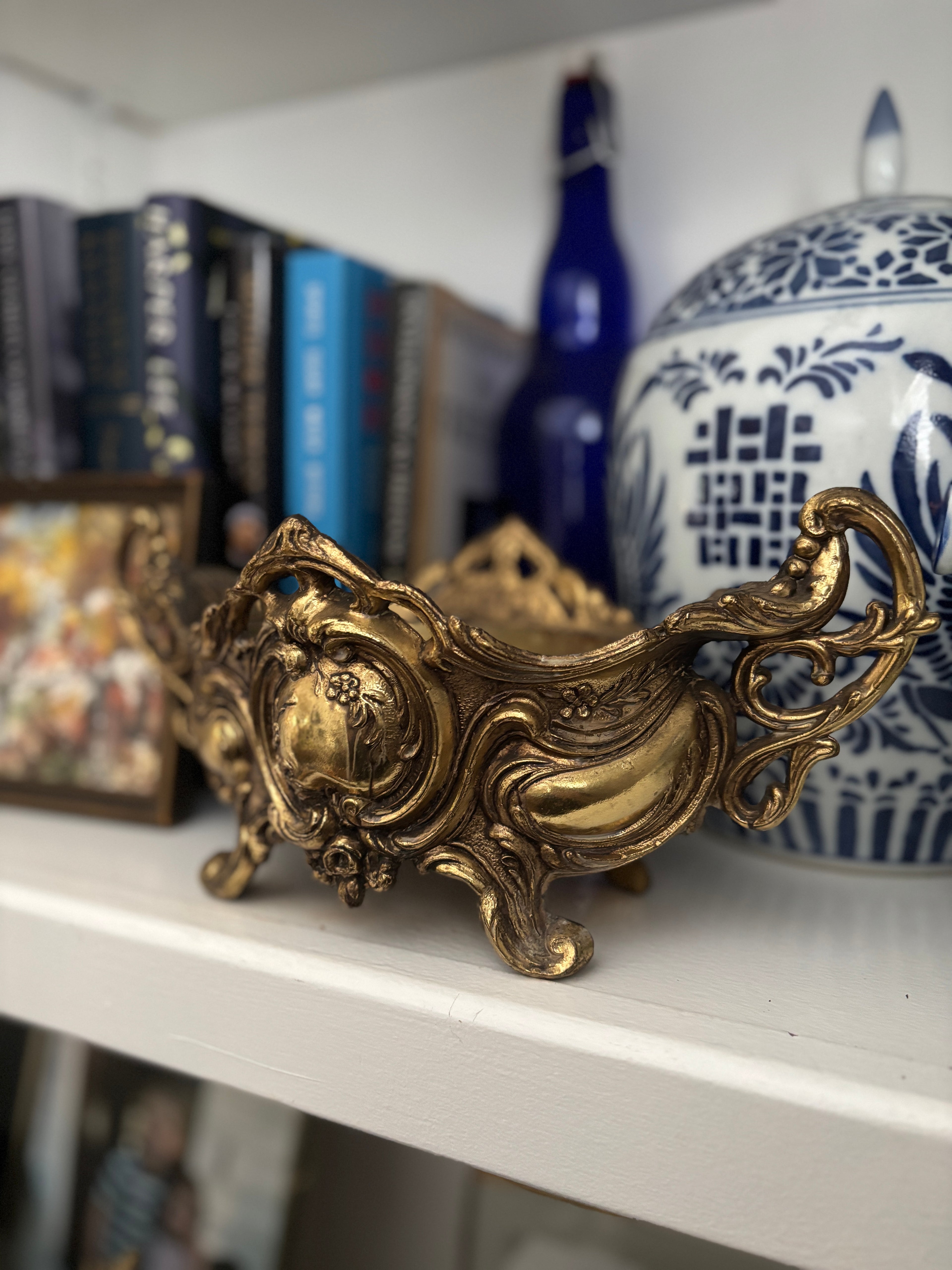 Early 20th Century Gilt Metal Jardiniere