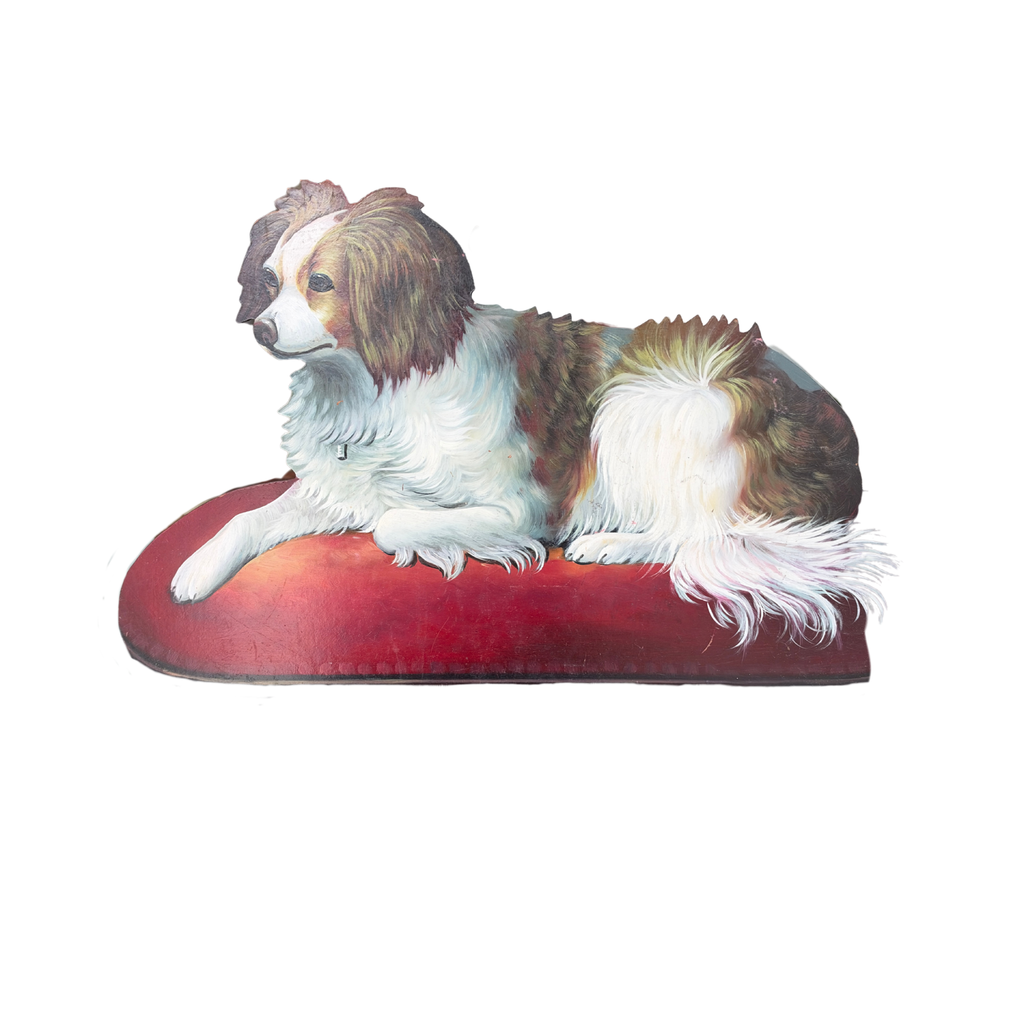 Vintage Chelsea House King Charles Spaniel Trompe l’Oeil Dummy Board