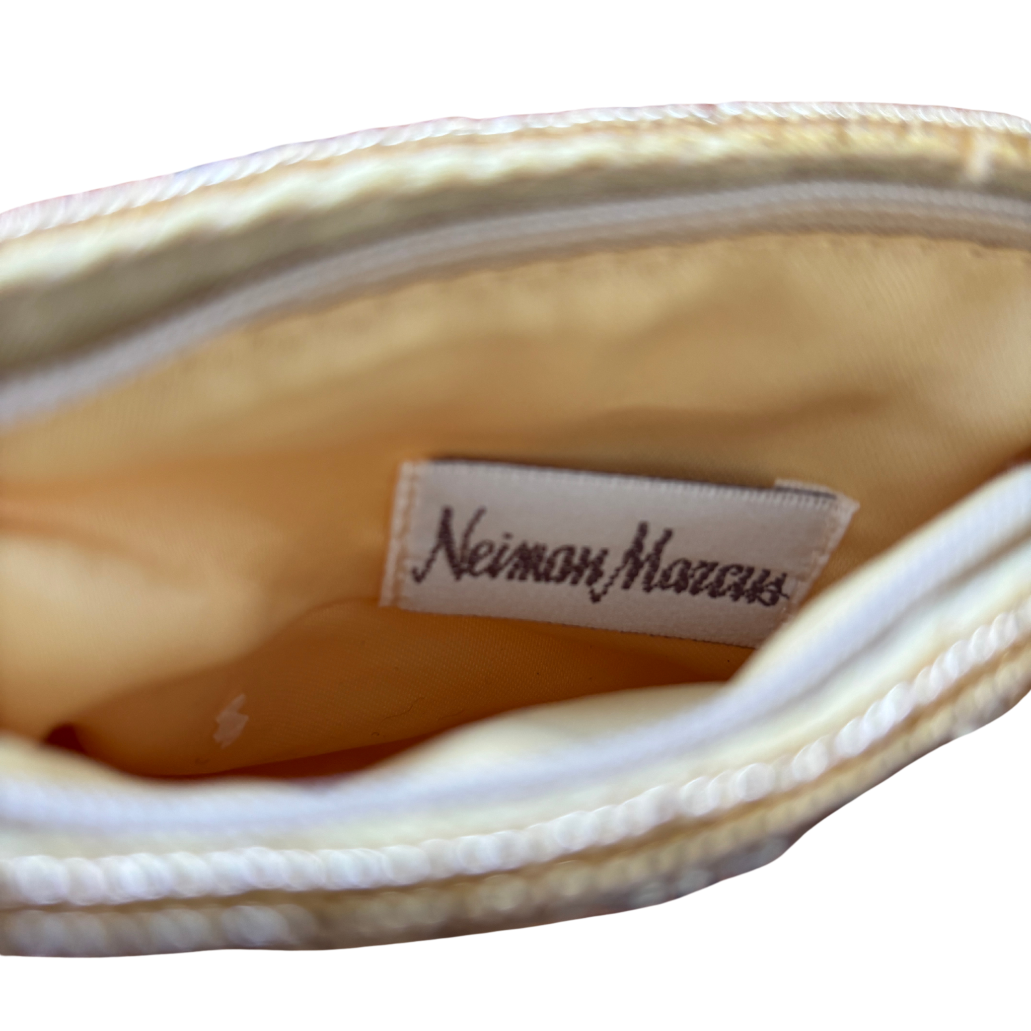 Neiman Marcus Beaded Zipper Pouch