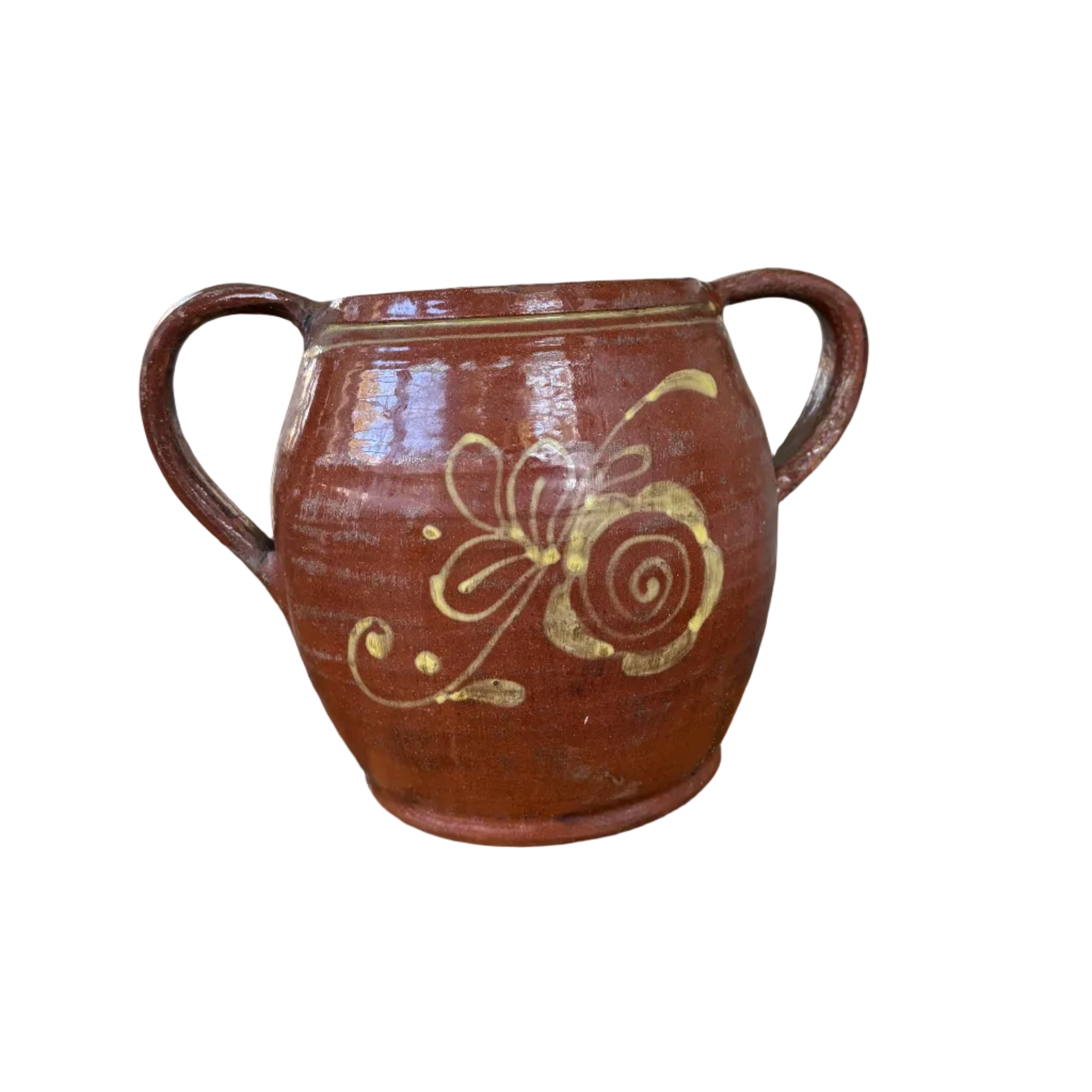 Vintage European earthenware pot