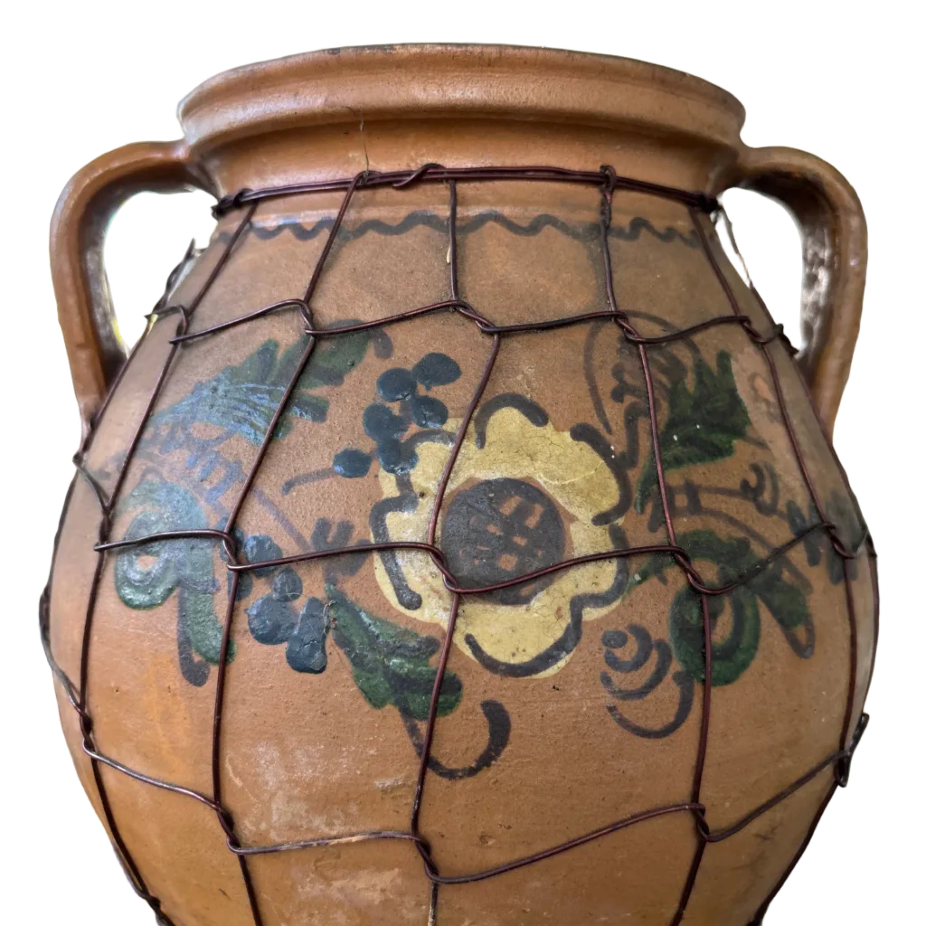 Vintage European terracotta jug