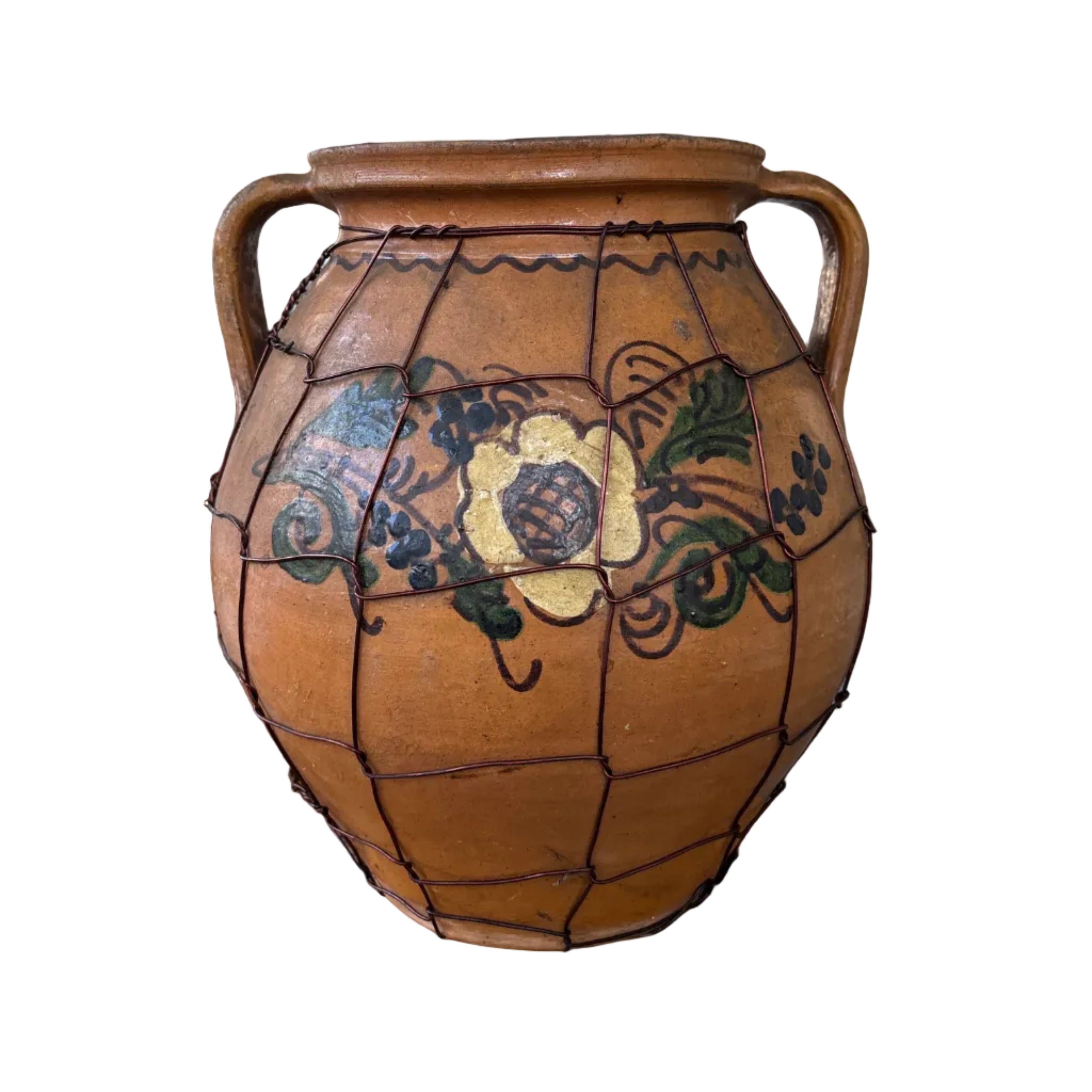 Vintage European terracotta jug