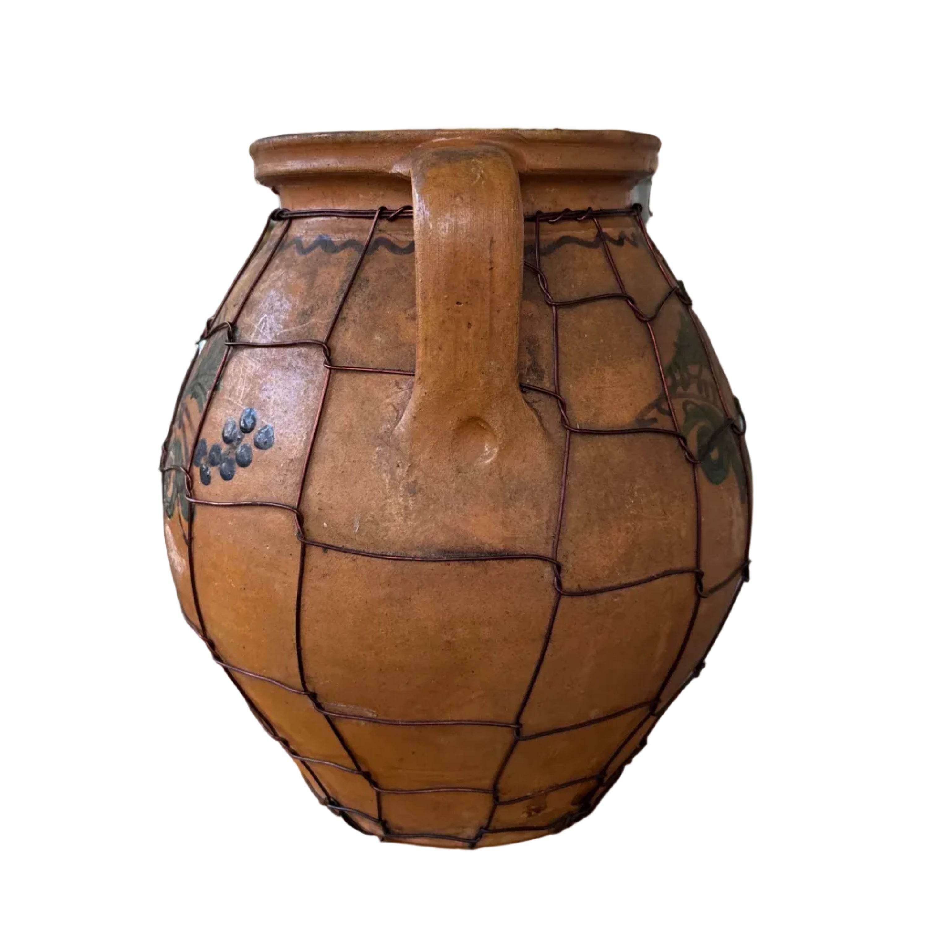 Vintage European terracotta jug