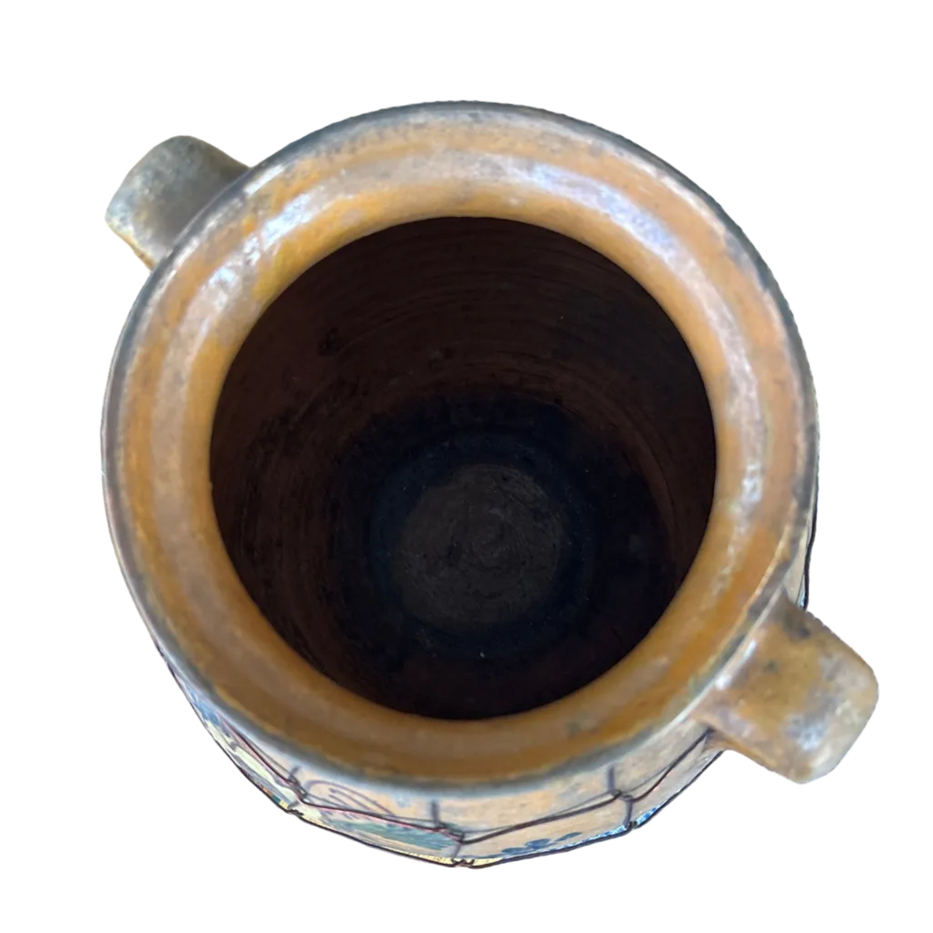 Vintage European terracotta jug