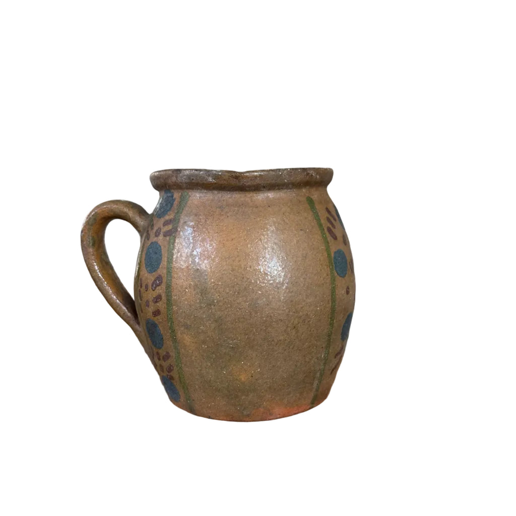 Vintage European Folk Pottery Mug