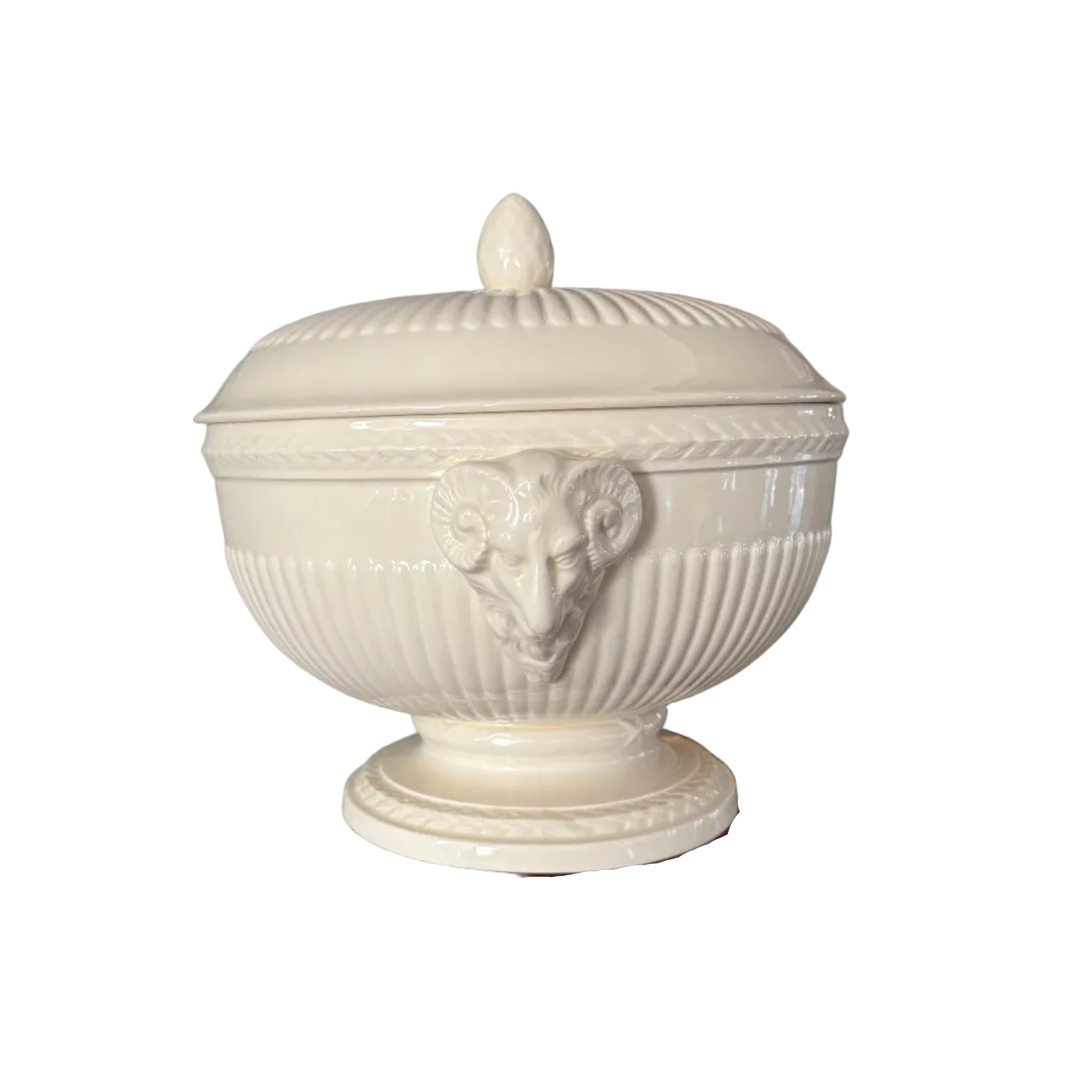 Wedgwood Queensware Tureen with Rams