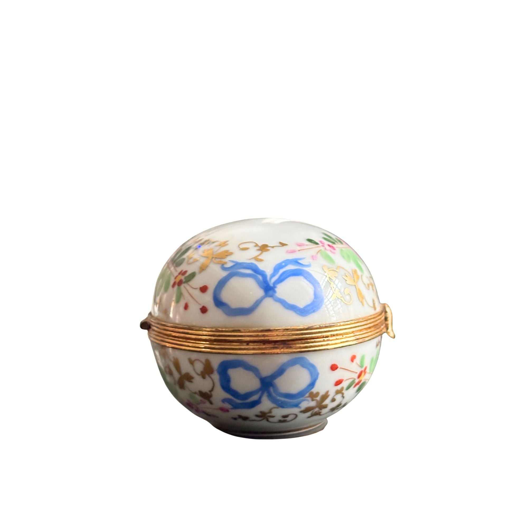 Egg-Shaped Limoges Box