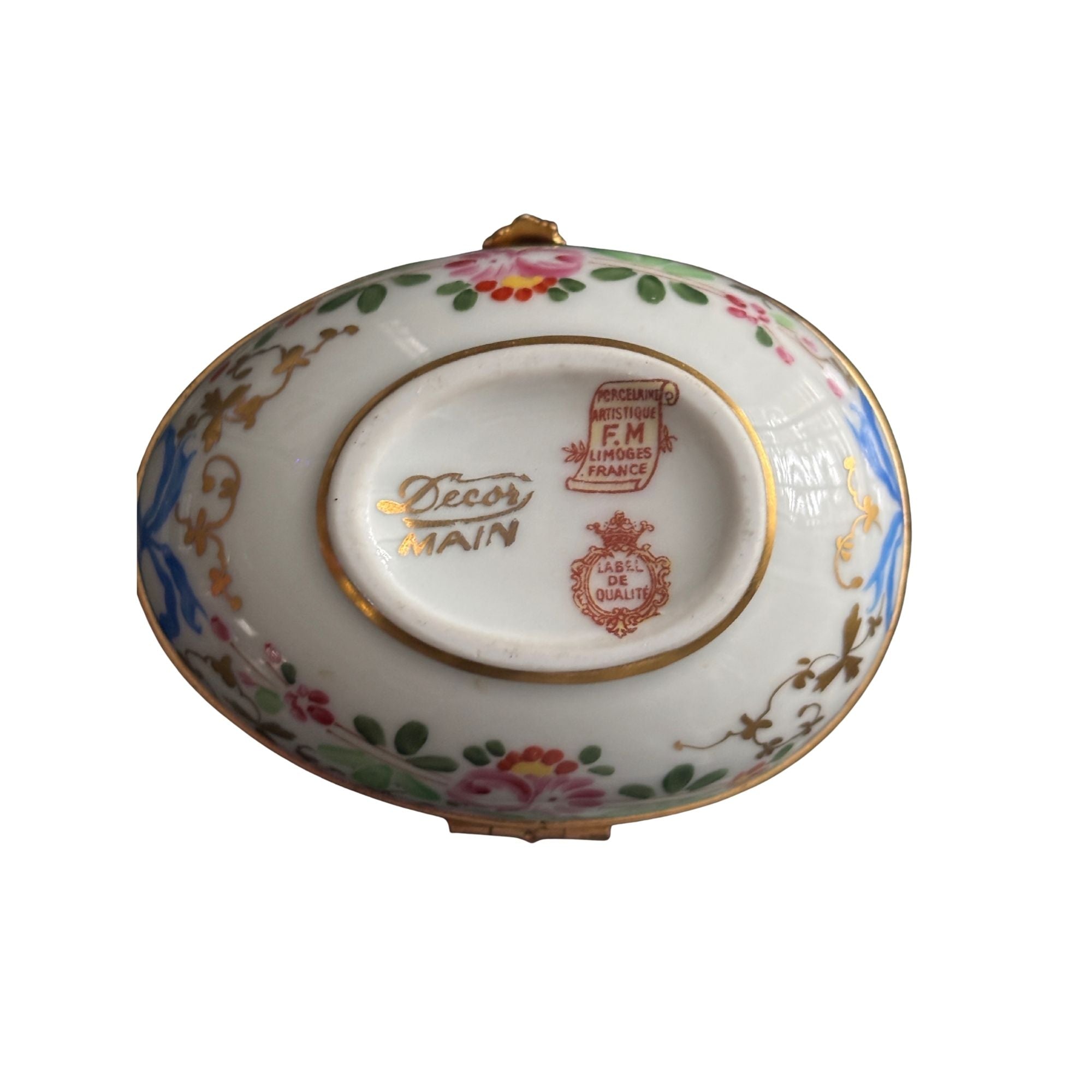 Egg-Shaped Limoges Box