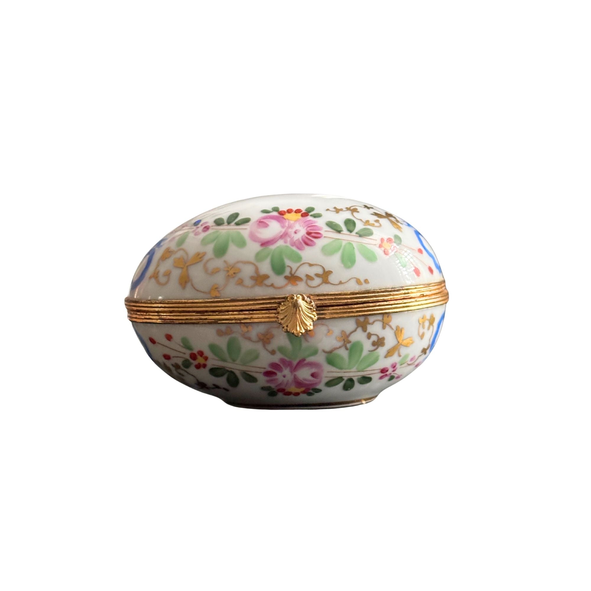 Egg-Shaped Limoges Box